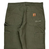 Carhartt Carpenter Trousers - 32W 32L Green Cotton
