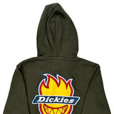 Skateboarding Dickies Graphic Hoodie - XS Green Cotton