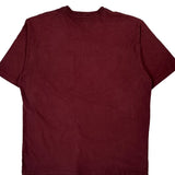 Carhartt T-Shirt - Small Burgundy Cotton