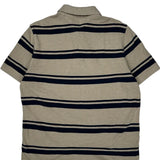 Tommy Hilfiger Striped Polo Shirt - XS Beige Cotton