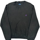 Polo By Ralph Lauren Sweater - Medium Black Cotton