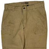 Carhartt Carpenter Trousers - 36W 30L Beige Cotton