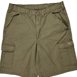Wrangler Cargo Shorts - 32W 8L Khaki Cotton