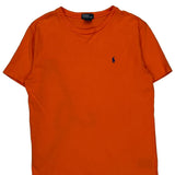 Polo By Ralph Lauren T-Shirt - XS Orange Cotton