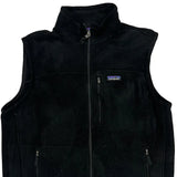 Synchilla Patagonia Fleece Vest - XL Black Polyester