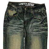 Unity Studded Jeans - 29W 30L Dark Wash Denim