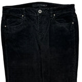 Calvin Klein Jeans Cord Trousers - 33″ Waist Black Cotton