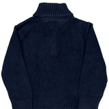 Age 4 Tommy Hilfiger 1/4 Zip - XS Navy Cotton