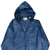 Izod Windbreaker - Medium Blue Nylon