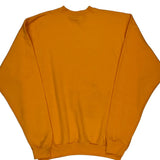 90S Blank Hanes Sweatshirt - Large Orange Cotton Blend