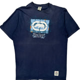 Ecko Unltd Graphic T-Shirt - Large Navy Cotton