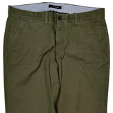 Tommy Hilfiger Chinos - 34W 30L Green Cotton