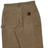 Carhartt Carpenter Pants - 29W 29L Beige Cotton