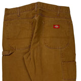 Dickies Carpenter Pants - 36W 30L Brown Cotton