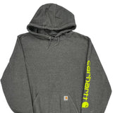 Tall Carhartt Hoodie - Large Gray Cotton Blend