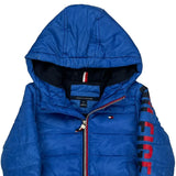 Age 2 Tommy Hilfiger Spellout Puffer - 2XS Blue Polyester