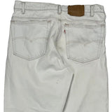 Levis Jeans - 34W 27L White Cotton