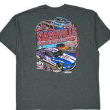 Nashville Superspeedway Nascar T-Shirt - 2XL Gray Cotton Blend