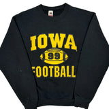 Iowa Football Fruit Of The Loom College Sweatshirt - XL Black Cotton Blend