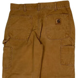 Carhartt Carpenter Trousers - 34W 30L Brown Cotton