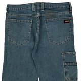 Dickies Denim Shorts - 32W 12L Blue Cotton