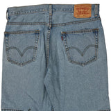 Levis Denim Shorts - 34W 9L Light Wash Cotton