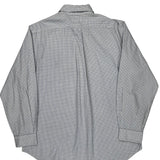 Ralph Lauren Checked Shirt - Large White Cotton