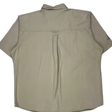 Chase Authentics Short Sleeve Shirt - 2XL Beige Cotton