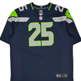 Seahawks Nike Nfl Football Jersey - 2XL Navy Polyester
