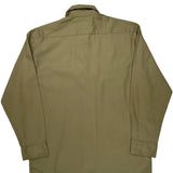 Dickies Shirt - Medium Khaki Polyester Blend