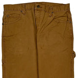 Carhartt Carpenter Pants - 33W 31L Brown Cotton