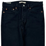 501 Levis Jeans - 29W UK 10 Black Cotton