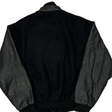 Sumac Varsity Jacket - XL Black Wool Blend