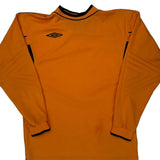 Umbro Goal Keepers Football Shirt - Medium Orange Polyester