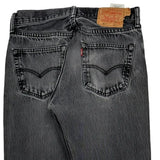 501 Levis Jeans - 30W 30L Grey Cotton