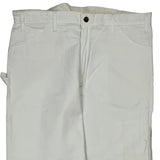 Dickies Carpenter Pants - 38W 32L White Cotton