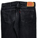 501 Levis Jeans - 38W 32L Black Cotton