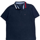 Tommy Hilfiger Polo Shirt - XL Navy Cotton