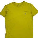 Polo By Ralph Lauren T-Shirt - Medium Yellow Cotton