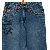 Hip Hop Akademiks Jeans - 32W 30L Blue Denim