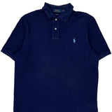 Polo By Ralph Lauren Polo Shirt - Medium Blue Cotton