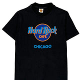 Chicago Hard Rock Cafe Graphic T-Shirt - Medium Black Cotton