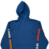 Brand Logo On Chest True Religion Spellout Hoodie - XL Blue Cotton