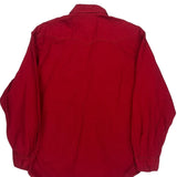 Levis Denim Shirt - Medium Red Cotton
