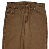 Dickies Carpenter Pants - 32W 30L Brown Cotton