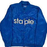 Staple Bomber Jacket - 2XL Blue Polyester