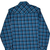 511 Tactical Checked Flannel Shirt - Large Blue Cotton