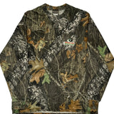 Jerzees Camo Sweatshirt - 2XL Khaki Cotton
