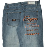 Enyce Graphic Jeans - 36W 31L Blue Cotton Blend