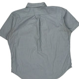 Ralph Lauren Striped Short Sleeve Shirt - XL Blue Cotton